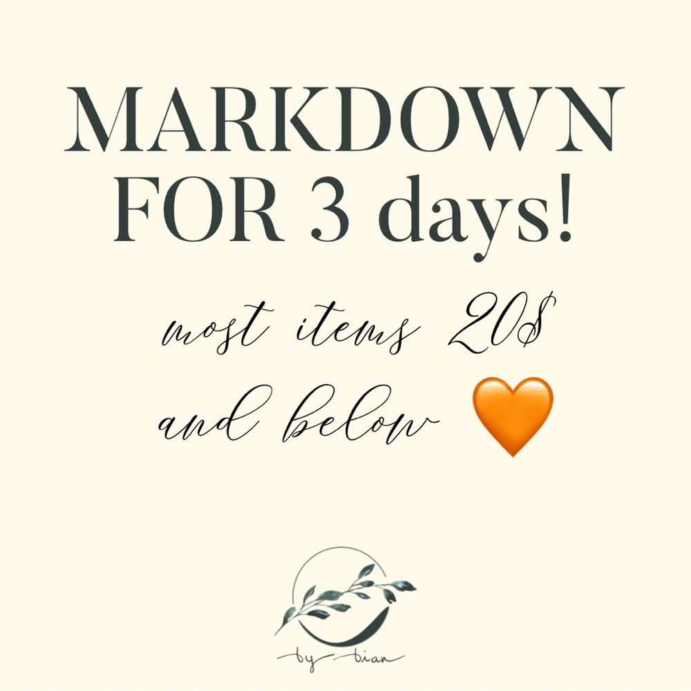 Warm Weather PROMO! Hurry!✨